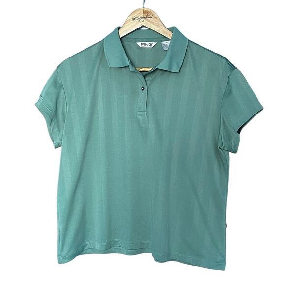 Ping women’s golf athletic polo seafoam green size XL - Picture 6 of 6